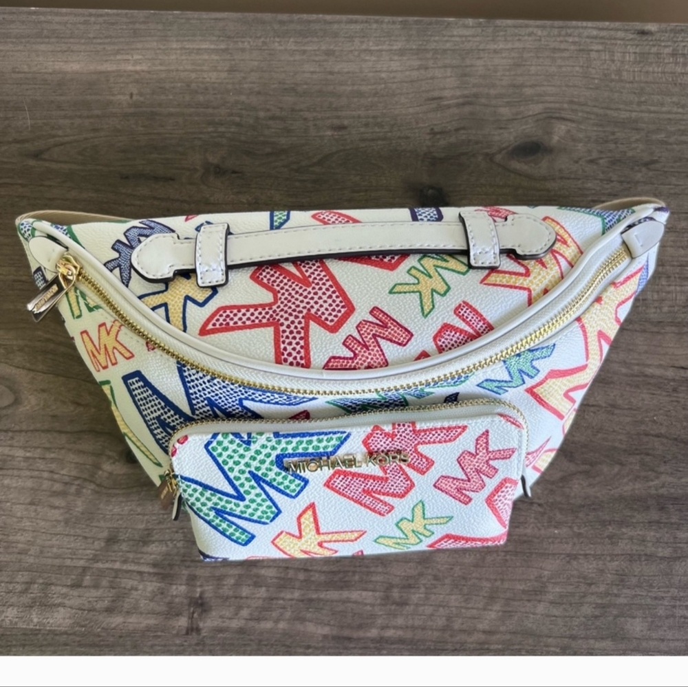 Micheal Kors pride fanny pack